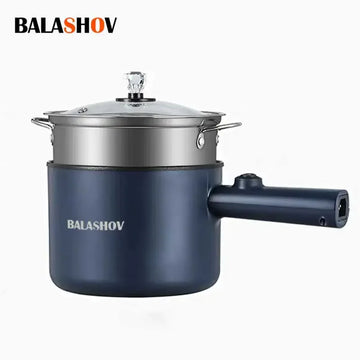 Dynamic- Mini Electric Multi-Function Cooker – Double Layer Non-Stick Noodle Pot & Hot Pot Kitchen Tool