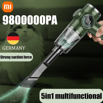 Dynamic- Xiaomi Car Vacuum Cleaner – Wireless High-Power Dual-Use Wet & Dry Handheld Vacuum